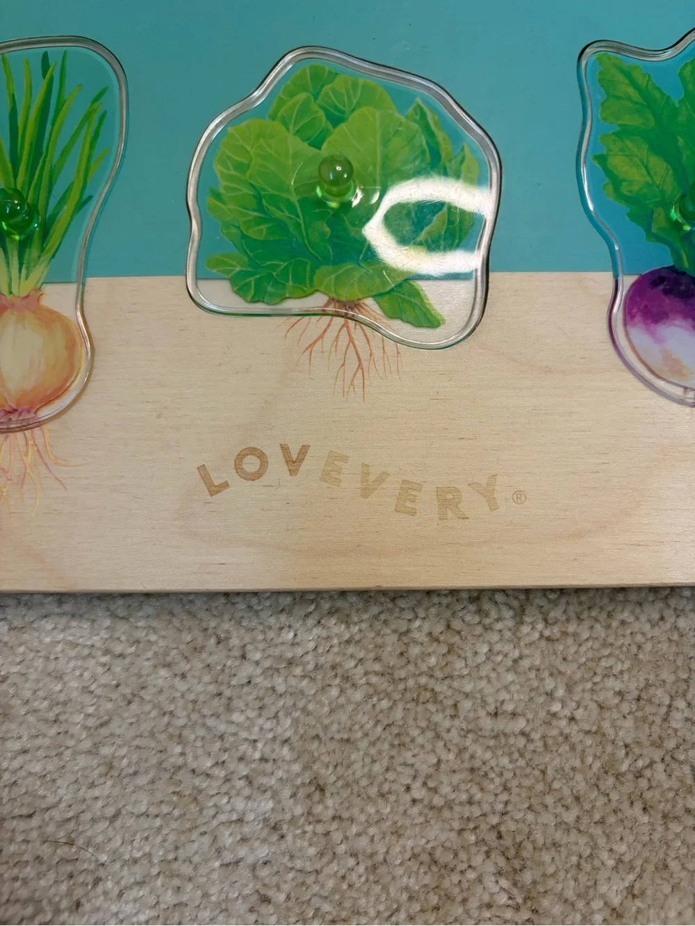 Lovevery Community Garden Puzzle – Montessori Wooden Learning Toy